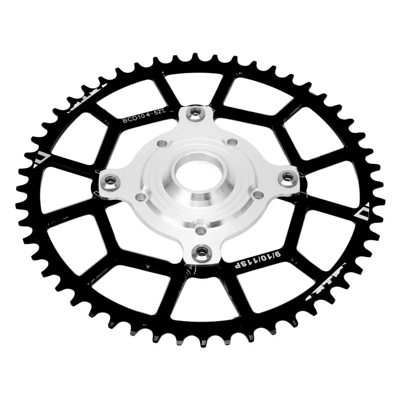 52T 104BCD Motor Bike Chainring Adapter Mid Drive Chainring Spider