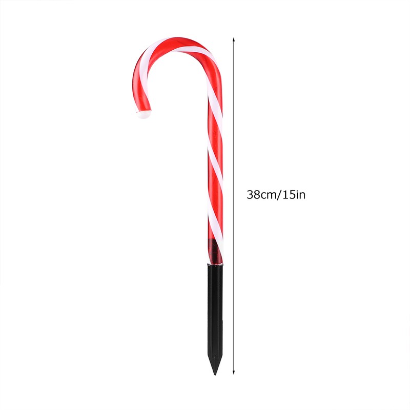LED Walking Stick Lamp Ground Spike Lamp Christmas Decoration for