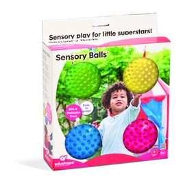 Edushape – Ed 705175 – Ball-Spiel – Sinneswahrnehmungen Transparente Bälle
