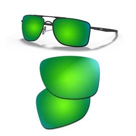Prizo ORL Polarized Lenses Replacement for Oakley Gauge 8 Sunglasses OO4124 - MultiColors, Jade Iridium, Medium