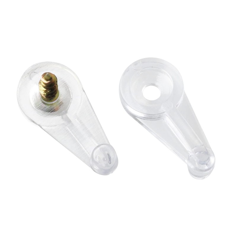 BAIRONG 40pcs Glass Door Retainer Clips Kit Suitable for 4mm