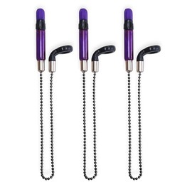 TJR Tackle 3 GTO Bobbins Bite Indicators Carp fishing Tackle for Bite Alarms and bank sticks From (PURPLE)