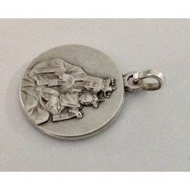 925 STERLING SILVER CARMEL SCAPULAR MEDAL (OUR LADY OF MOUNT CARMEL - VIRGIN OF CARMEL) - 100% MADE IN ITALY