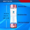 GOSOIT Hydrogen Water Bottle Hydrogen Alkaline Water Pitcher Generator Ionizer