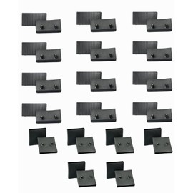 H-BOLT Bed Slat Holders/Bed Slat Clips - Complete Bed Sets Available (60-64mm Bed Slat Holder, 24 Side Rail + 12 Center Rail Holders)