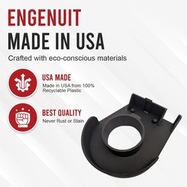 Engenuit USA Made NoteTaper - Wall-Mounted Tape Dispenser for Effortless Note-Taking - Perfect for Home & Office - Smart Sticky Note Storage & Organization Solution - Compact, User-Friendly Design