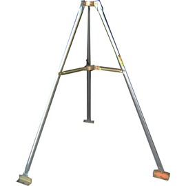 5' Tripod for Masts up to 2-1/4" - Made of Heavy Duty 1-1/4" Tubing - EZ 48-5AW