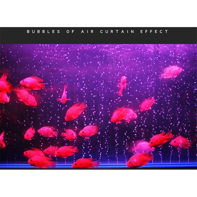 XMHF 12" Aquarium Tank Aeration Green Plastic Casing Bubble Air