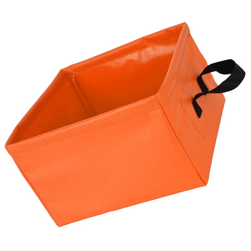 Collapsible Basin Leakage Proof Portable Folding Camping Bucket for Travel