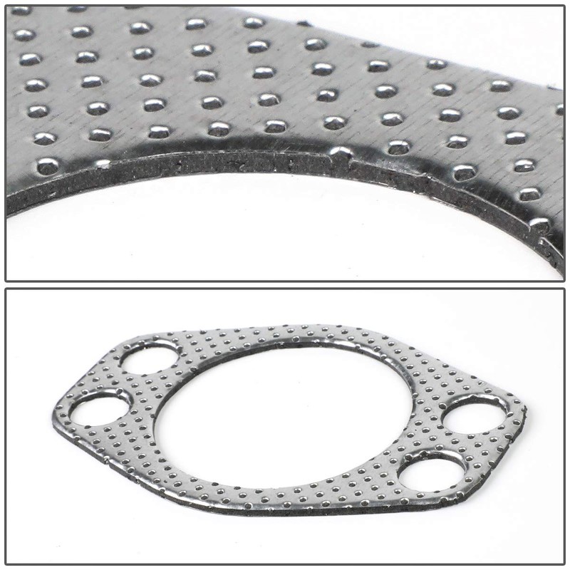 DNA Motoring GKTSET-3000GT Aluminum Exhaust Manifold Header Gasket Set Replacement,Metallic