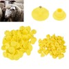 100PCS Animal Round Ear Tags Easy to Distinguish and Use
