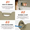 Beige Driver Left Side Sun Visor Replacement Compatible with 2008