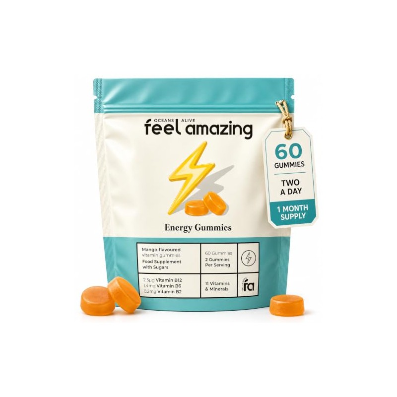 Feel Amazing Energy Complex Gummies - B Vitamins, Vitamin C
