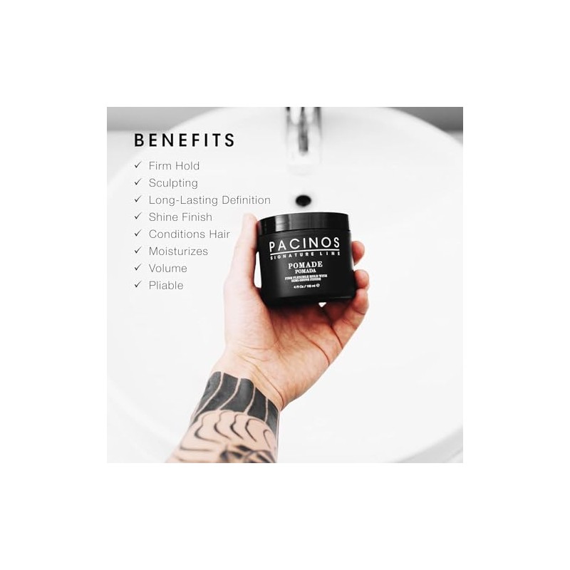 Pacinos Pomade, 4 Ounce