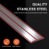 ACLONG Glossy Black Stainless Steel Pillar Posts Door Window Trim