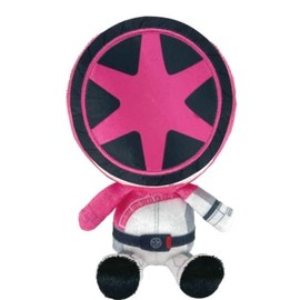 Bandai Namkonui Sentai Hero Plushy, Bakujo Sentai Bumbunger, Bung Pink, 6518, Size: Approx. 5.1 inches (130 mm)