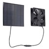 Solar Panel Powered Fan Portable 3.5W 6V Solar Exhaust Fan