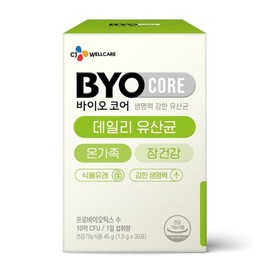 CJ 바이오코어 데일리 유산균(1.5gx30포) CJ BioCore Daily Probiotic (1.5g x 30 packets)