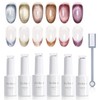 Coikaze Gel 6 Colors Set Galaxy Color Gel, Cat Eye,