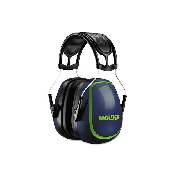 MOLDEX MX Series Earmuff, 27 dB, Black/Blue/Gre