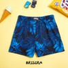 BRISIRA Boys Swim Trunks Swim Shorts Compression Boxer Brief Liner