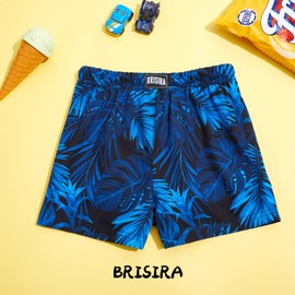BRISIRA Boys Swim Trunks Swim Shorts Compression Boxer Brief Liner Bathing Suit Swimsuit Anti-Chafe Toddler Kids Youth Teen