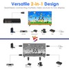 8-in-1 HDMI/AV Switch with Remote Control, 4K@60Hz 4:4:4, 4×HDMI &