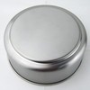 Nagao Storage Container, 4.7 inches (12 cm), Round, Stainless Steel,