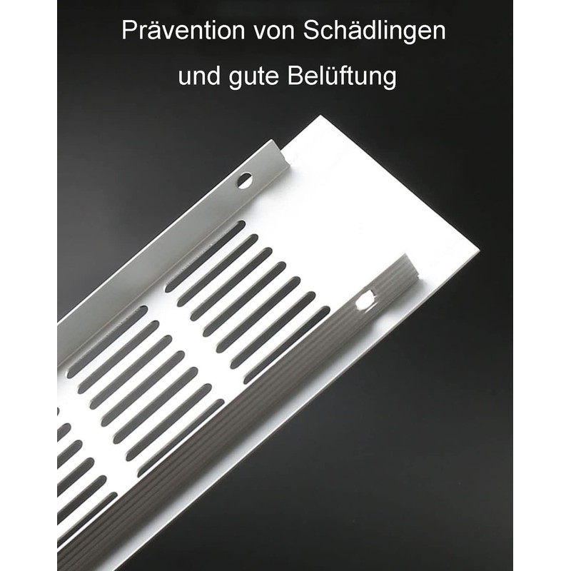 YUNYAN Aluminium Ventilation Grille 4 Pieces Ventilation Grille Web Plate