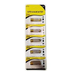 HnF shop 5Pcs Per Pack 27A, L828, LR27, A27, V27GA, GP27A, MN27 Battery 12V Super Alkaline Batteries