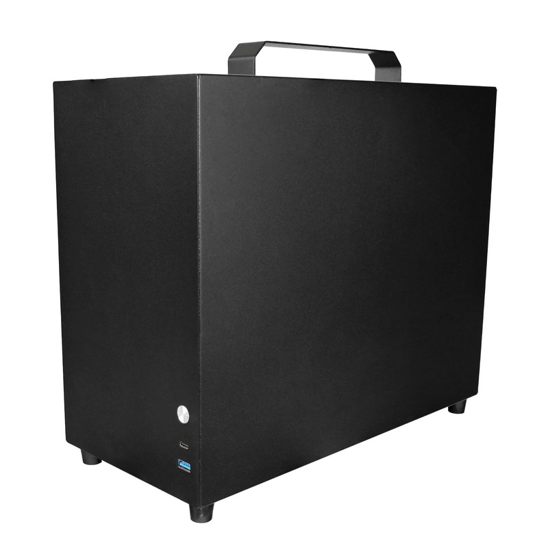 ALAMENGDA V500 Mini Portable M-ATX/ITX Computer Case, MINI-Tower CASE, Full