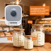 Sourdough Starter Warmer- 70-130°F Adjustable Temp, 1°F Precise Control &