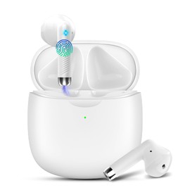 AI Translation Earbuds Real Time, 3 in 1 Bluetooth 5.3 Translator Earbuds with Audio and Video Calls, Support 164 Languages/7 Translation Modes, 32Hrs HiFi Stereo Ear Bud with APP for Business White