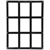 BCW 1-9CS-B 9 Card Screwdown Holder - Black Border