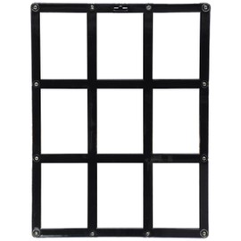 BCW 1-9CS-B 9 Card Screwdown Holder - Black Border