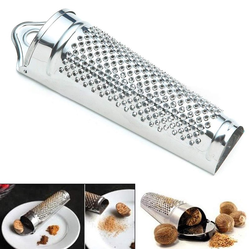 Nutmeg Grater Hanging Multifunctional Nut Kitchen Home Stainless Steel Ginger