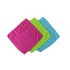"Brights" Pack of 3 Assorted Microfibre Cloths for Cleaning &