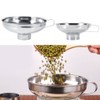 Asixx Roat Stainless Steel Funnel Wide Mouth Pouring Tool for