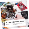 Operitacx 1 Set SSD Mounting Screw Kit Stainless Steel Motherboard