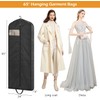 MISSLO 65" Long Garment Bags for Travel Dress Bags Wedding