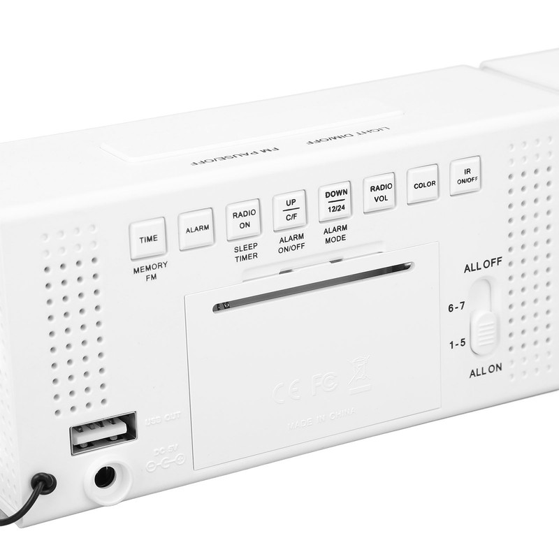 LED Digital Clock Human Motion Sensor Night Light Electronic Clock