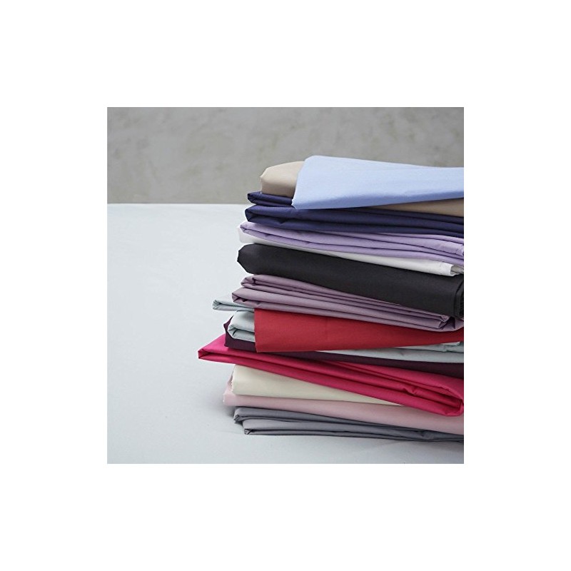 Catherine Lansfield Easy Iron Percale Single Fitted Sheet - Black