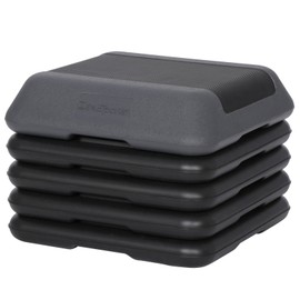 Segawe High-Intensity Step Aerobic Exercise Platform Nonslip with 4 Risers Exercise
