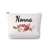 Nonna Makeup Bag Grandma Gift Grandma Nonna Cosmetic Bag Best