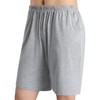 Latuza Women's Soft Sleep Pajama Shorts M Light Gray
