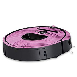 MightySkins Skin Compatible with iRobot Roomba i7 Robot Vacuum - Pink Thai Marble | Protective, Durable, and Unique Vinyl Decal wrap Cover | Easy to Apply, Remove, and Change Styles | Made in The USA