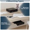 Z ZLJUAN Sliding Away Pistol Handgun Drawer Safe for Two