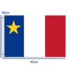 30×45 CM Acadia Flag,12×18 inch Small 100D Acadian Outdoor Banner,Tiny