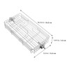 WOONEKY High Temperature Resistant Stainless Steel Rotating Cage for Fish
