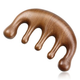 GLADFRESIT Sandalwood Comb Wooden Comb Handmade Sandalwood Massage Comb No Static Electricity Wide Tooth Hand Hair Comb for Men Women Girl